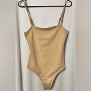 Show Me Your MuMu Amabella Nude Bodysuit Size Large-NWT